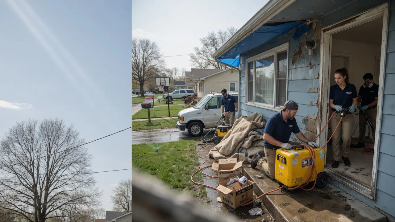 Basement Flood Cleanup in Amazonia, MO near me